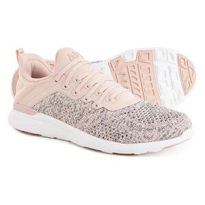 Athletic Propulsion Labs Women's Techloom Tracer Sneakers, Rose Dust/Navy, 6 US